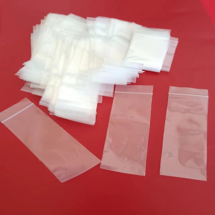 密封袋透明饰品耳饰品收纳袋 骨袋PE自封袋 4.5*13CM 大小寸可订