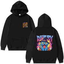 Hot Sale Kpop Demon Hunters Derpy Tiger Print Hoodie Male Ch