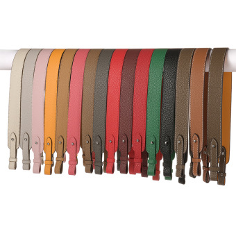 跨境专供A-31头层牛皮带子单买菜篮子包54CM肩带配件改造腋下包