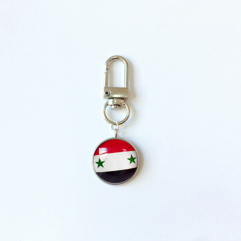 13g Weight Bag Pendant, Keychain Classification 1 Piece Quantity Holiday, Daily Occasion 316 Stainless Steel , Alloy Material National Flag Pattern Epoxy Design Simple Style Style 1 Piece Simple Style National Flag 316 Stainless Steel Alloy Epoxy Bag Pendant Keychain 37