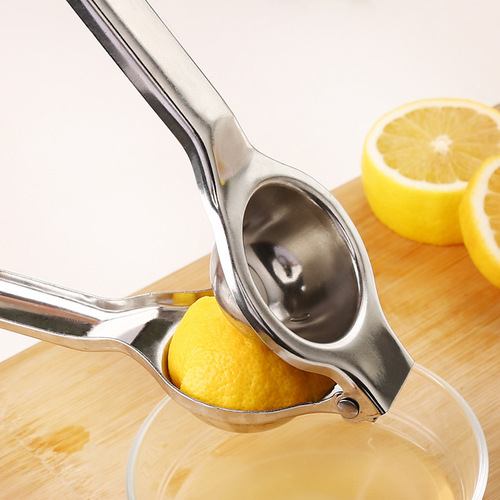 Factory direct supply stainless steel 304 lemon clip household fruit juicer manual juicer kitchen gadgets