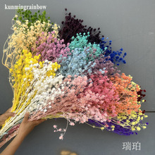 永生花情人果漂白小刺芹花束真花干花礼品家居摆件香薰蜡烛材料包