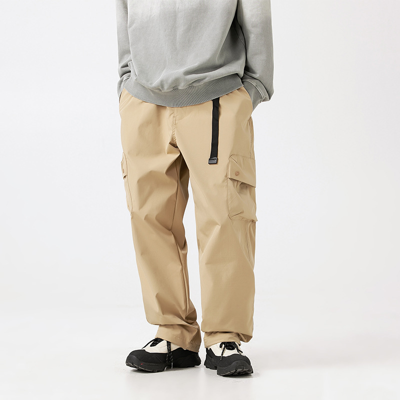 AUGRAW Mountain Multi Bag ohlapne delovne hlače unisex casual hlače 2023 nove moške delovne hlače_voghion.com