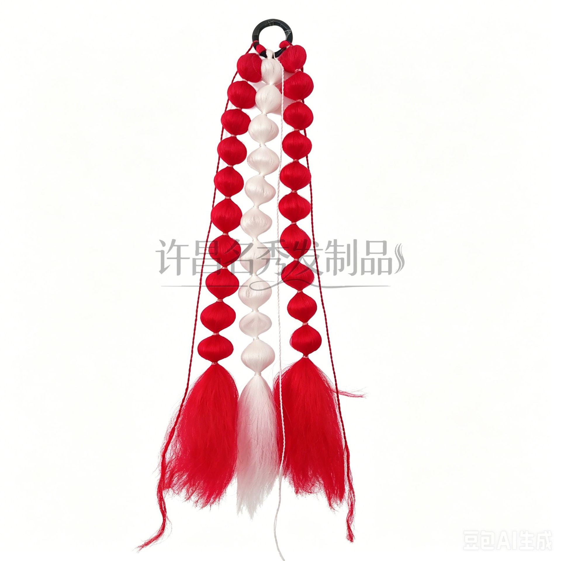[Nuevos productos para niños] trenzas giratorias de caballo jaula burbuja de lámpara teatro nuevo chino trenzas de caballo red trenzas image 5