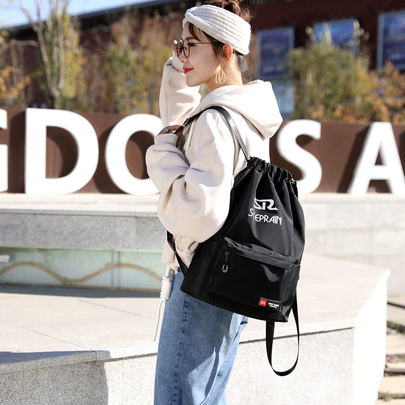 Sports basketball capacious backpack, bag, drawstring