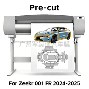 Cross-border exclusive supply of pre-cut TPU matte transparent car film PPF suitable for Zeekr 001 FR 2025