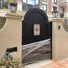 中式铝合金庭院门别墅庭院门小区民宿栅栏小门单双开门户外花园门
