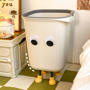 Large Capacity Household Bedroom Trash Can 2023 New Model for Living Room and Kitchen, High-Quality Sanitary Bin Manufacturer Wholesale