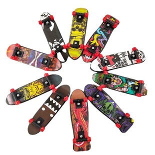 Factory Direct supply mini cartoon plastic double-sided finger scooter fingertip Sports children's toys wholesale