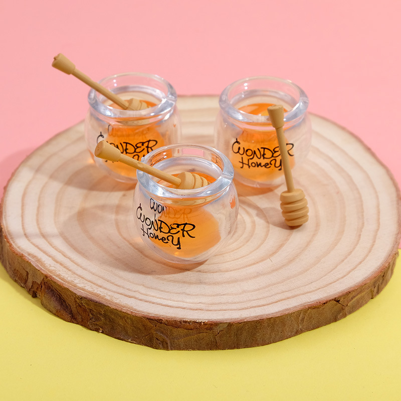 Creative Food and Play Tools Honey Pot Milk Pot Handmade DIY Handmade Micro Landscape Accessories Clothes Shoe Bag Accessories Gifts