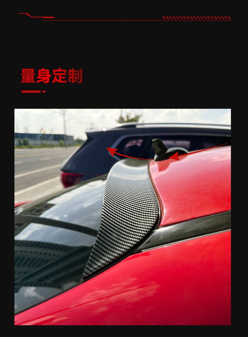 Suitable for 2013-2019 Mercedes-Benz Cla Class C117 Amg Top Wing, Rear Wing, Fixed Wing, Spoiler, Cross-Border Modification Parts