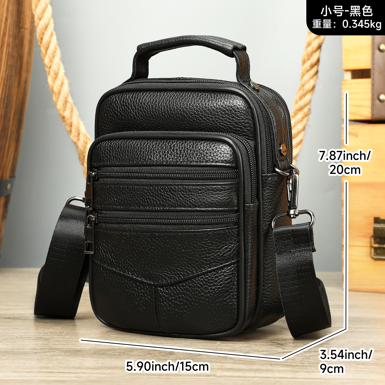 Ventas transfronterizas calientes de cuero para hombres mochila deportiva al aire libre mochila texturizada retro colección de bolsos de hombro