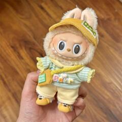 夏物 17cmlabubu ベビー服 ラブキュート 第二世代 ペンダント 第三世代 ビニール人形セット