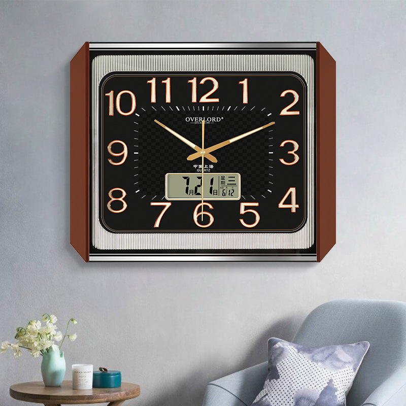 Rex reloj de pared sala de estar reloj moderno dormitorio silencioso reloj de pared simple creativo reloj de pared reloj doméstico al por mayor
