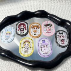 新しい漫画の女の子アクリルアセテートプリントペンダントペンダント DIY キーホルダー携帯電話チェーンバッグペンダントアクセサリー