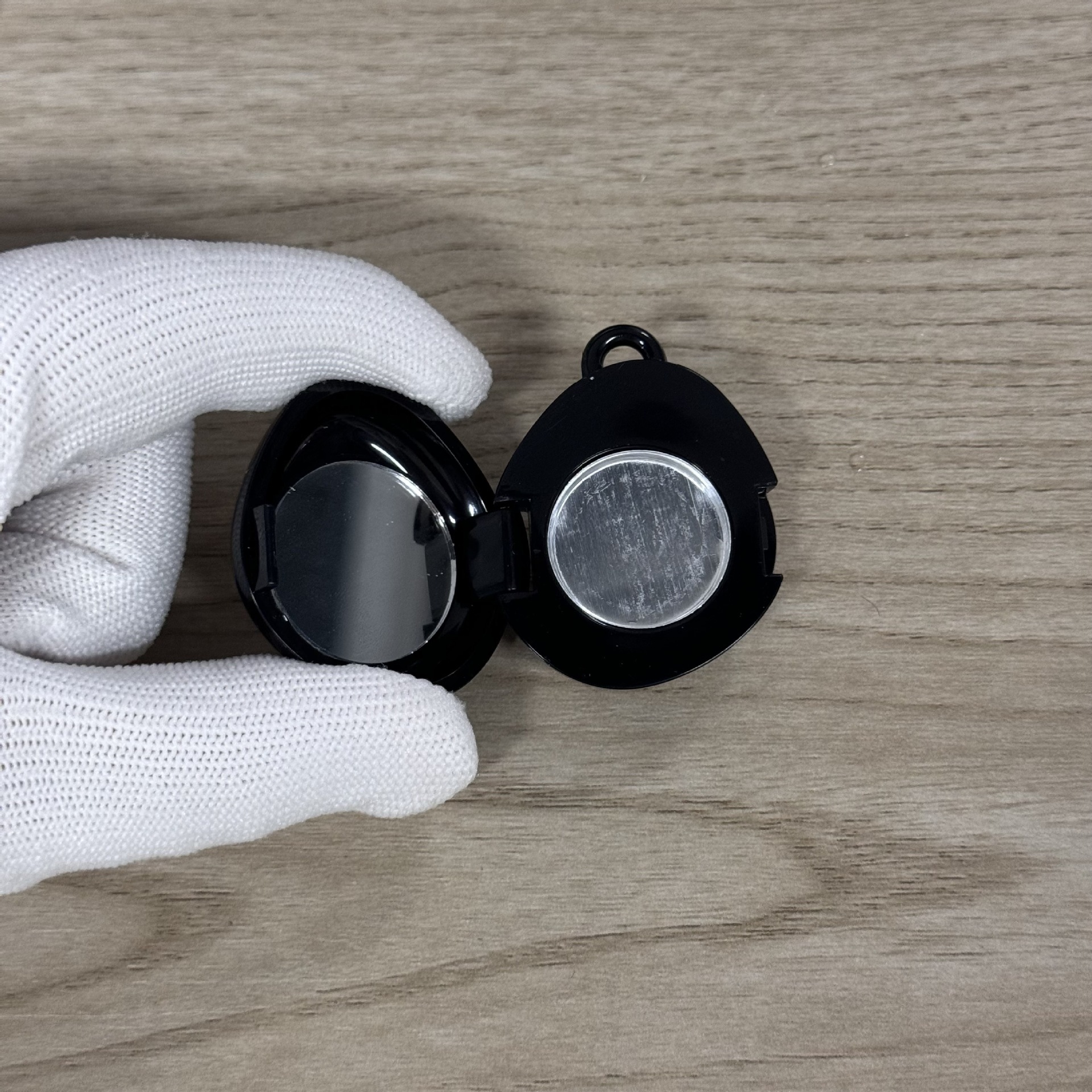 0.4g; 거울이 있는 검정색 알루미늄 플레이트; ABS