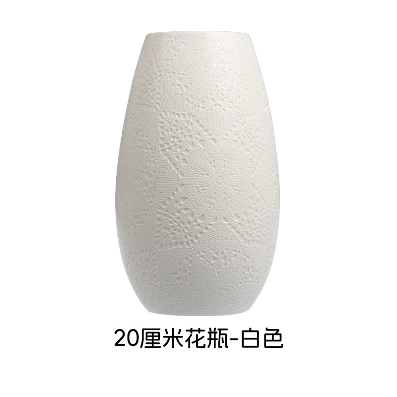 Relieve suave y fácil de limpiar estilo nórdico minimalista elegante romántico encaje cubiertos de cerámica set