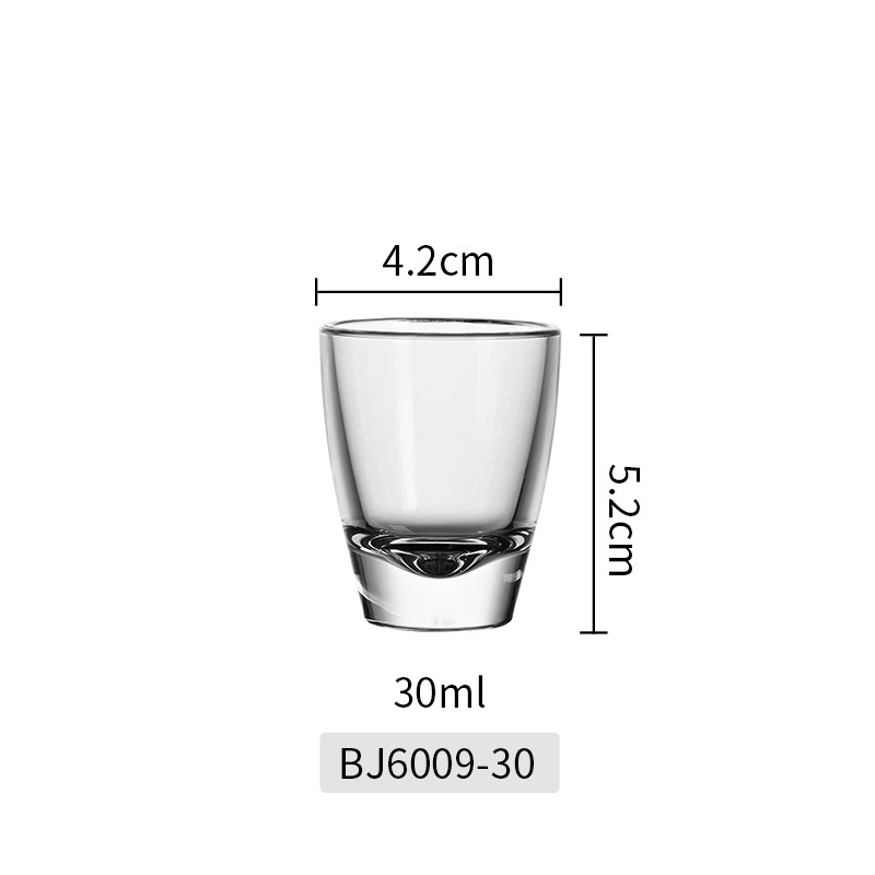 Бокал, маленькая коктейльная рюмка, акриловая пуля, толстое дно