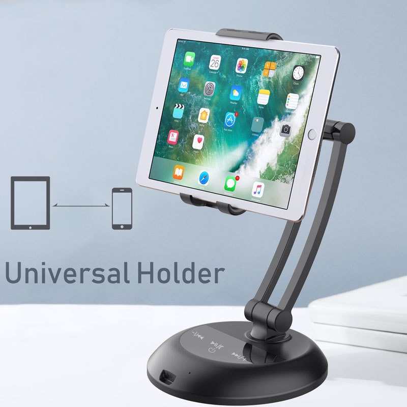 Cross-Border New Bluetooth Speaker Base Bracket Desktop Tablet Liftable and Adjustable Multi-Functional Support Seat