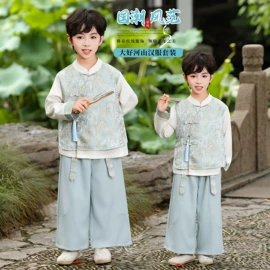 童民族服装;儿童表演服;童汉服