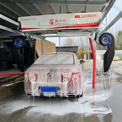 Manufacturer's Brushless Car Washing Machine Cool Water Dragon 360-Degree Surround Does Not Damage the Car Paint and Can Be Equipped with Air-Drying Self-Service Car Washing Machine (Car washing machine) - with-fan-material-contactless-car-washing-machine