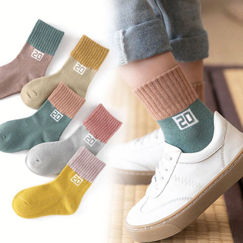 Children's breathable summer thin autumn socks for boys