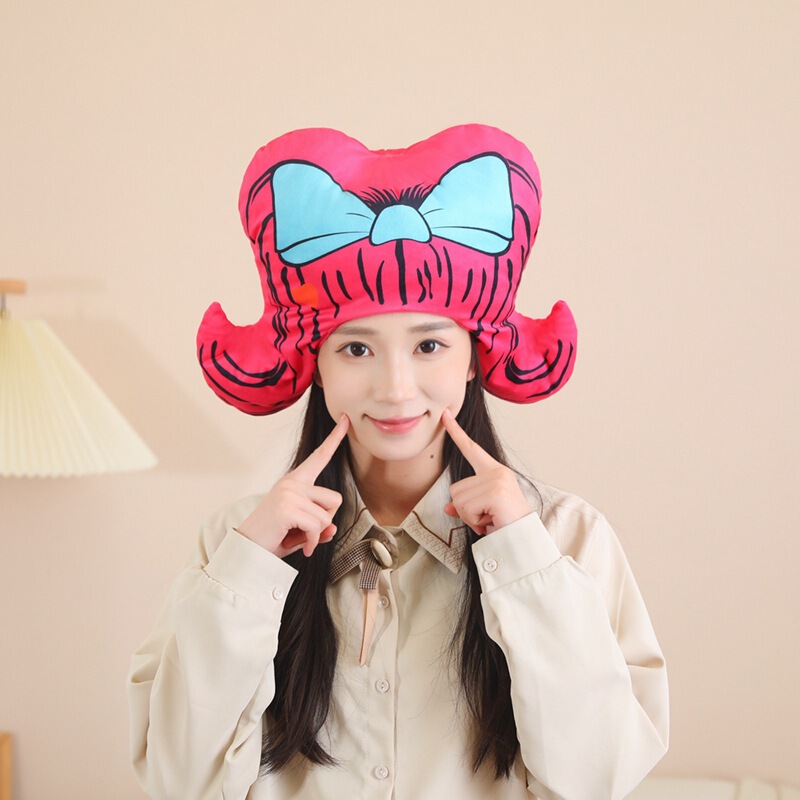 Wholesale Bow-Knot Wig Headgear, Hats, Photo Props, Cartoon Headgear, Photography Props, Performance Props, Customizable Wholesale Bow-Knot Wig Headgear, Hats, Photo Props, Cartoon Headgear, Photography Props, Performance Props, Customizable