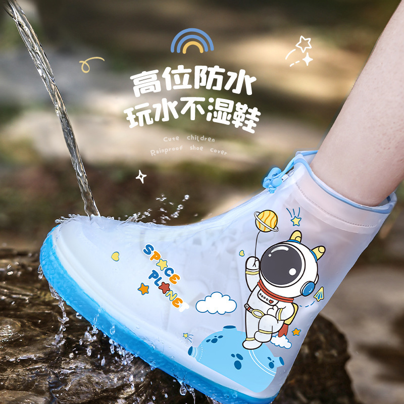 Bemei 子供用レインシューズカバー、雨の日の赤ちゃん男の子と女の子用防水滑り止めフットカバー厚みのある耐摩耗性ウォーターシューズレインブーツ|undefined