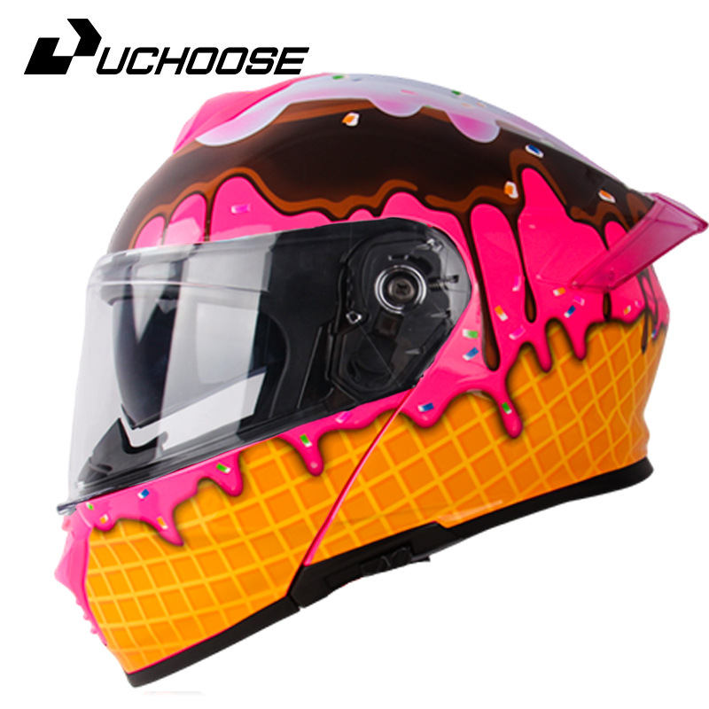 Casco de motocicleta, casco abatible, universal para todas las estaciones, cierre abatible, auriculares Bluetooth, equipo de conducción, casco de seguridad estilo americano