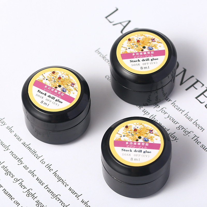Nail Polish Glue, Nail Art Jewelry, Pointed Bottom Diamond, Metal Rivets, Diamond Glue, Removable Phototherapy, Strong Glue, Transparent Glue Wholesale