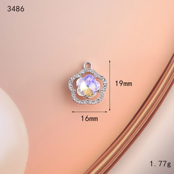 Electroplated high quality Diamond-encrusted Oval Metal Jewelry Alloy Jewelry Accessories Bracelet Necklace Wave Dot