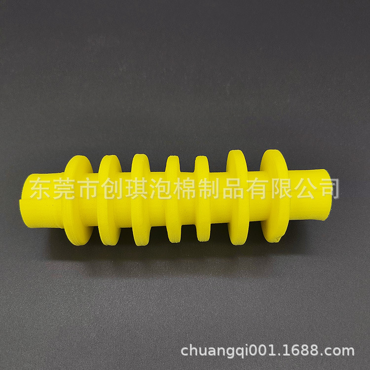 厂家定 做凹槽EVA泡棉管多色搭配拼色手柄套摄像器材防滑EVA把套