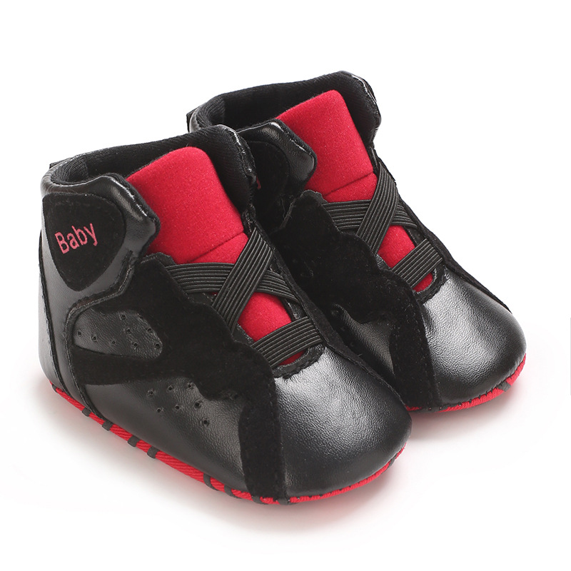Zapatos de bebé de comercio exterior nuevos zapatos casuales de corte medio para hombres y mujeres zapatos para bebés pequeños zapatos de suela blanda 0-1 año image 6