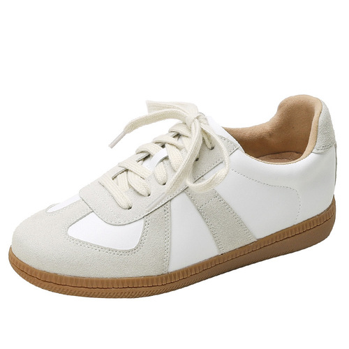 Puma Mom Su Yin Yin Leather Training Shoes Women's Mesh Shoes Breathable Forrest Gump Shoes with Hidden Heel Thick Sole White Shoes Casual Shoes