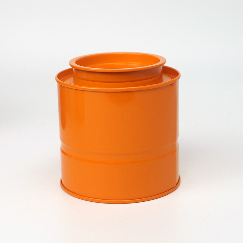 Latas apiladas, cilindros, latas de té, latas selladas, envases de regalo, cajas de hojalata de color sólido, lugar de origen del fabricante