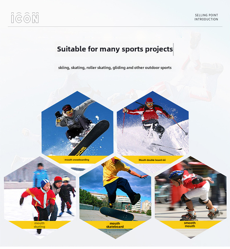 Yetişkin Kayak Kalça Koruma Pantolonu Kaykay Paten Koruyucuları Kalınlaştırılmış Sünger Düşme Önleyici Pantolon Nefes Alabilir Yüksek Elastik Pantolon_voghion.com