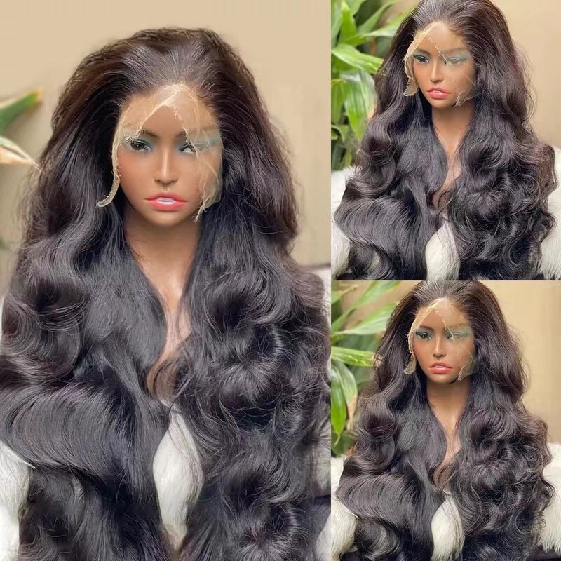 Wig for Women European and American Medium-Length Hair with Air Bangs, Big Waves, Lace Front, Natural Fluffy Curly Hair, Full Headgear in Stock Wig for Women European and American Medium-Length Hair with Air Bangs, Big Waves, Lace Front, Natural Fluffy Curly Hair, Full Headgear in Stock