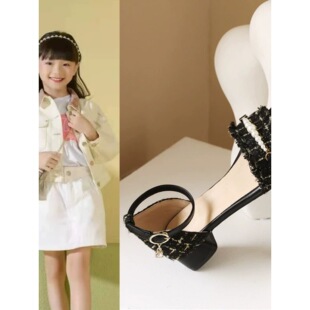 Ůͯ��Ь�߸�Ь2024���ļ���ͯ�߼��Еr�b��ʽ��Ů��ȹ��һ�֎�Ь