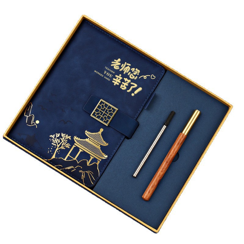 Cuaderno del día del maestro caja de regalo de alta calidad a5 regalo de agradecimiento de alta calidad para regalos prácticos