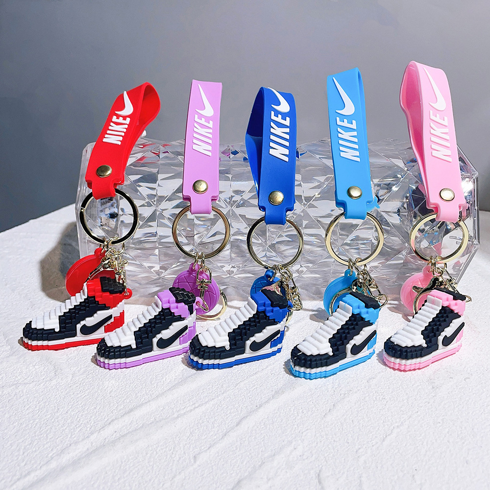 Creative Silicone AJ Shoe Mold Keychain 7