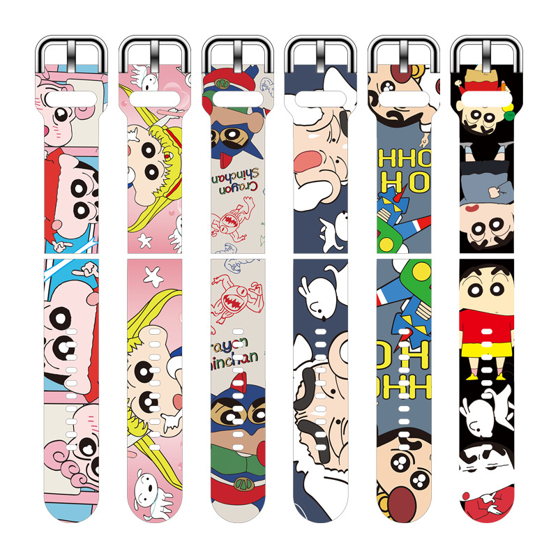 Suitable for Samsung/Huawei/Huami/Garmin/Lg/Oppo/Tiwatch Watch Strap Crayon Shin-Chan Strap
