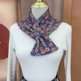 新款德绒护颈围巾带兜防寒脖套放暖宝宝防风保暖颈椎热敷防衣领脏