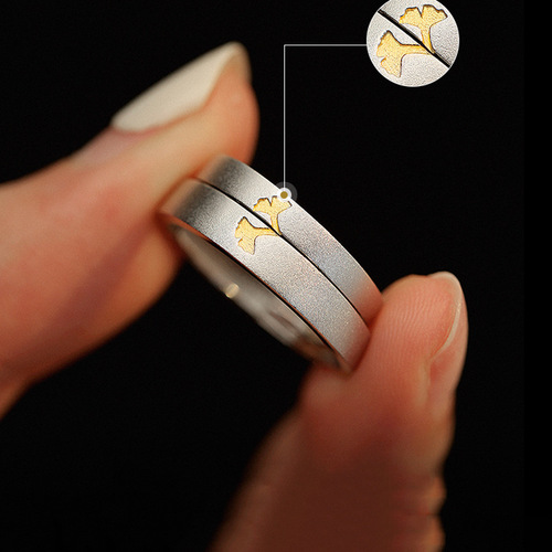 Small Lucky Couple's Ring, Unique Minimalist Design Ring, Valentine's Day, Light Luxury, High-End Style,  New Arrival on Instagram