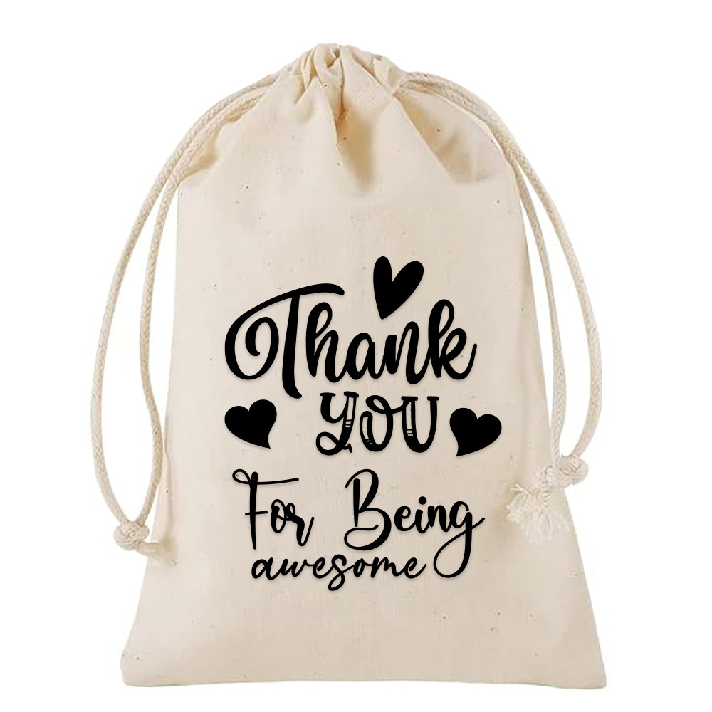 감사합니다 코튼백 A01;10*15cm