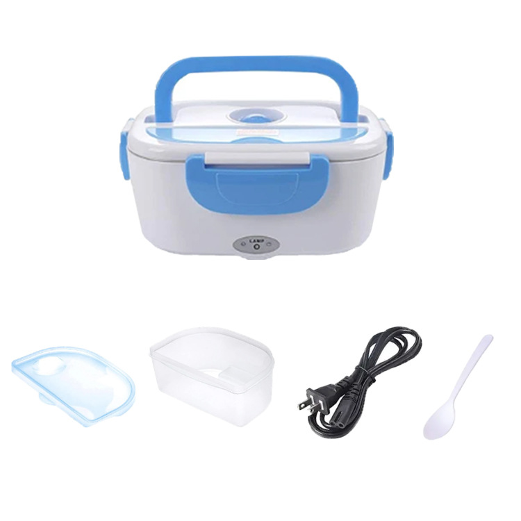 Lonchera Eléctrica Transfronteriza 110V220V con Olla Interior Extraíble, Calentamiento Eléctrico Portátil, Gran Capacidad para Cocinar Arroz al Vapor