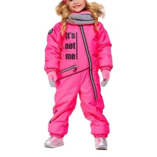 Foreign trade spot personalized windproof waterproof boys and girls children printed one-piece ski suit