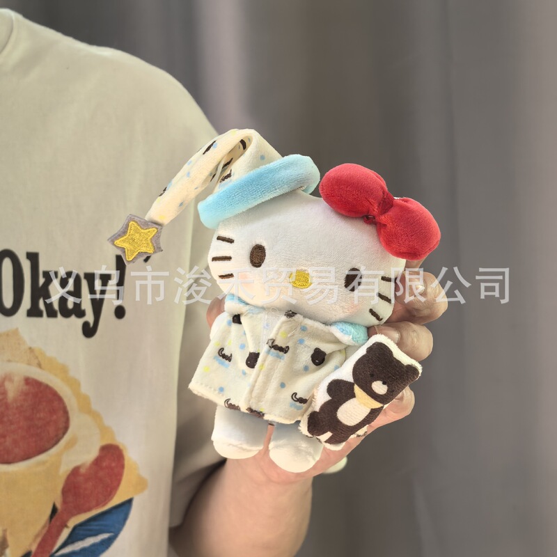 ハローキティバッグペンダントリトルシェフシリーズハローキティ人形ペンダントかわいい漫画人形キーホルダー|undefined