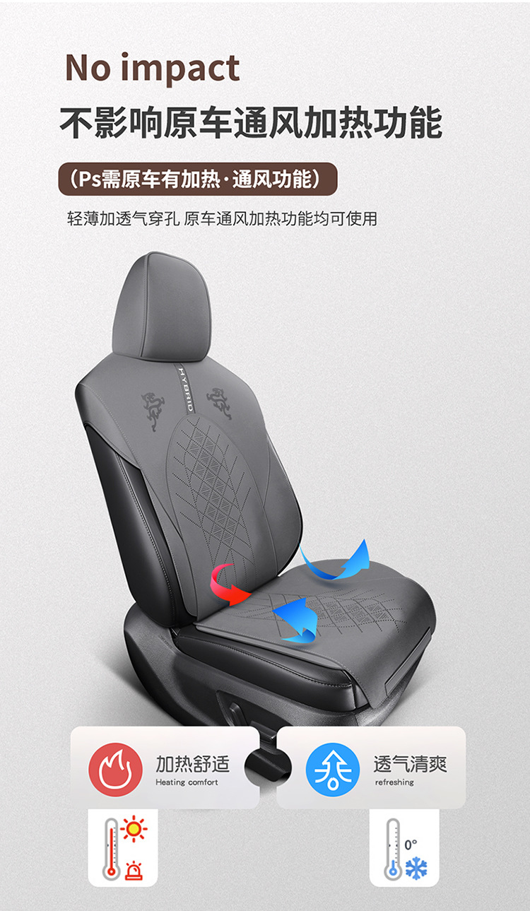 Toyota Crown, Highlander, Camry, and Avalon Are Suitable for Half-Pack Breathable Suede Saddle Pads and Seat Covers