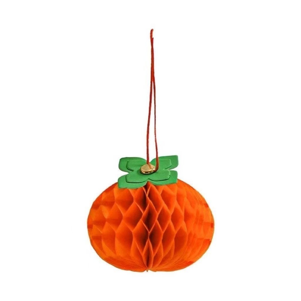 Persimmon Honeycomb Origami Small Hanging Ornaments New Year Decorations Festive Ornaments for the Spring Festival Persimmon Bonsai Creative Hanging Decorations