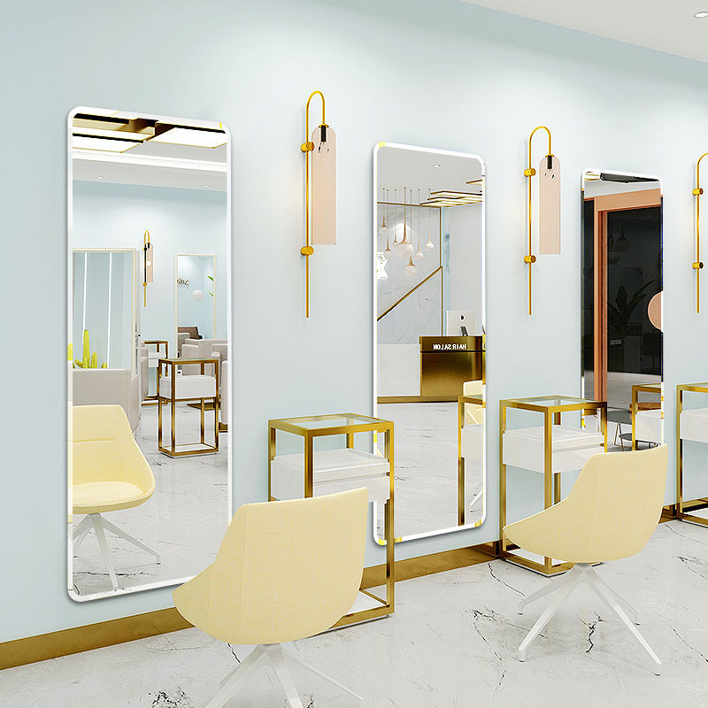 Simplicity Barber Shop mirror household wall beauty salon Salon Stage Single Stick Sticker autohesion Hairdresser